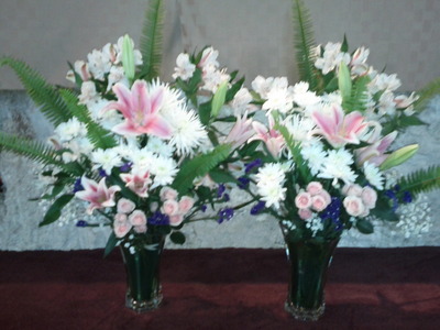 Flowers at Pastor Ann's Investiture Flowers for Investiture