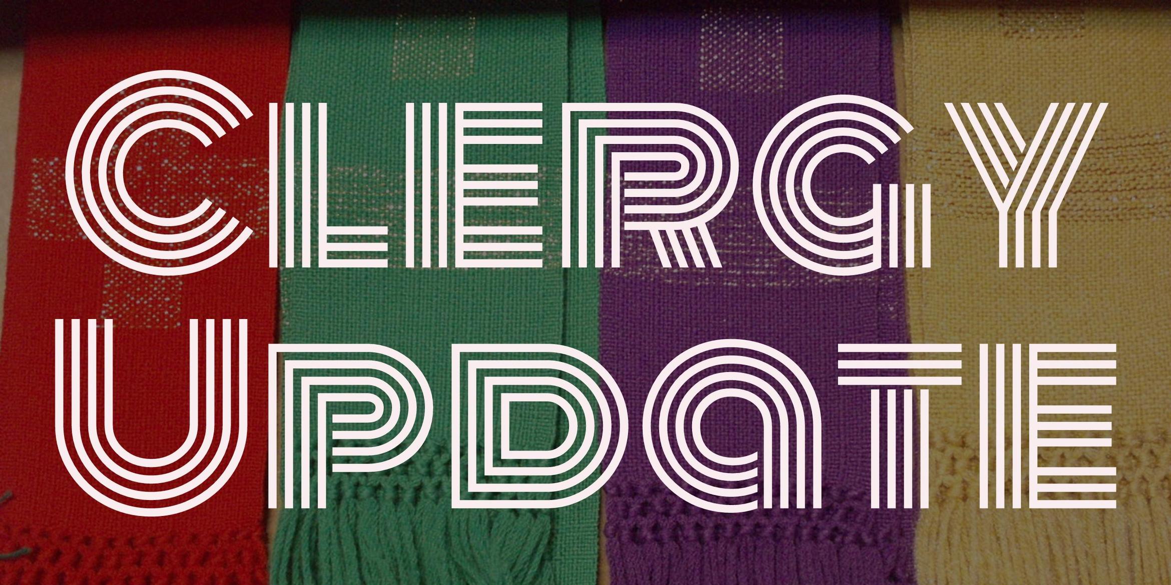 Clergy update logo